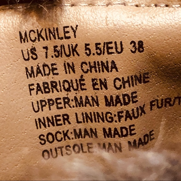 Cute and Sassy Fur Top Tan/Brown Boots! Size 7.5 - Picture 4 of 12